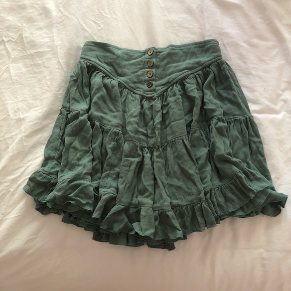 Free People Dresses & Skirts - Green free people skirt